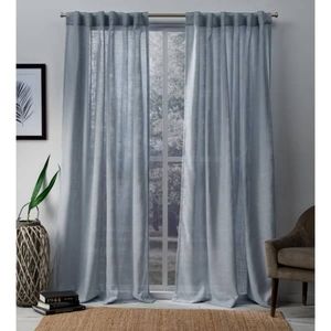 Curtains - 3 pair, 6 panels